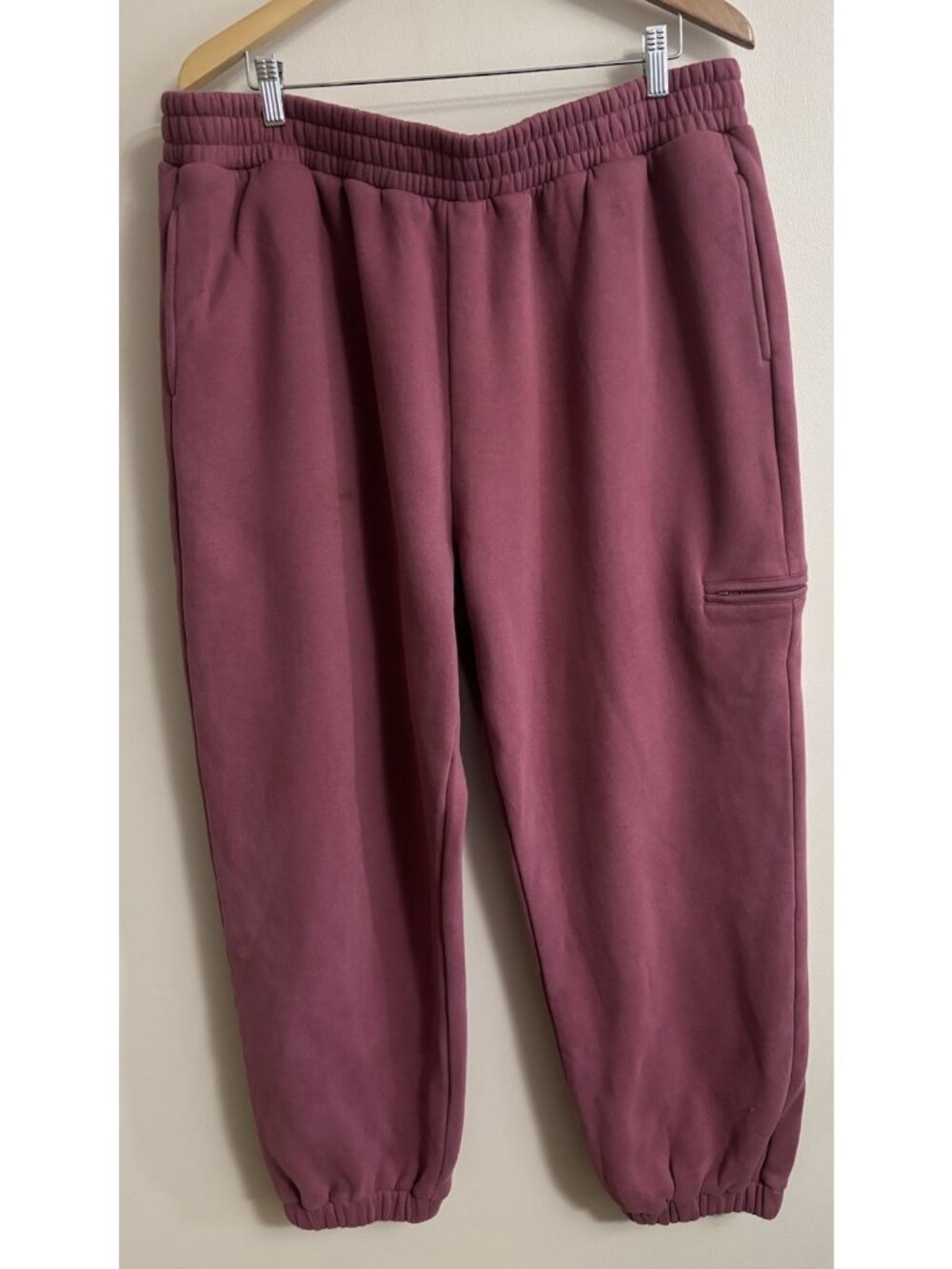 Comfrt Minimalist Sweatpants Berry Pink Women’s 2X Thick Cozy Lounge